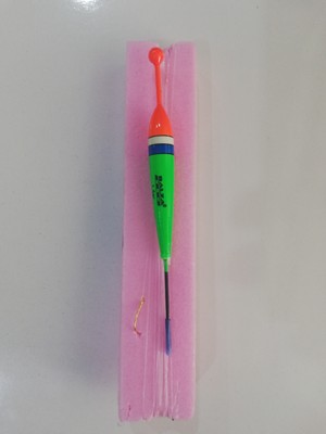 Hobimexpress Özel Üretim Hassas Şamandıralı ( 1,5 gr ) 2 Iğneli Kefal Sokar Melanur Takımı - 6 mt Misinalı