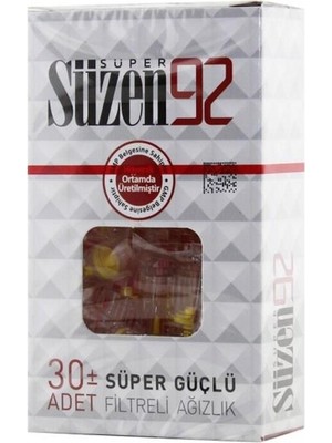 Süzen 92 92 Filtreli Ağızlık 30 Adet