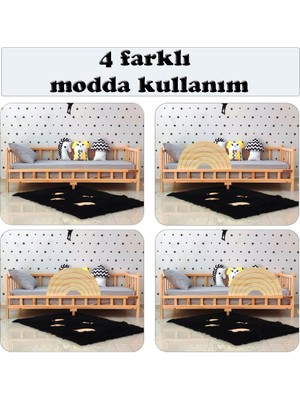 MiniWood Gökkuşağı Montessori Yatak 90X190 Çocuk Karyola