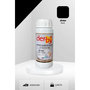 Kanvas - Bez - Kumaş Ayakkabı Akrilik Boya 100 ml - Siyah