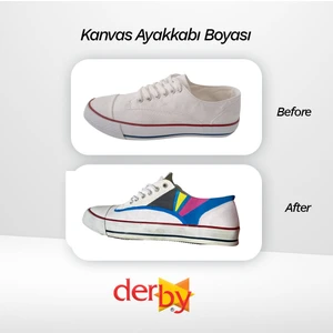 Kanvas Bez Kumaş Ayakkabı Boyası 100 ml Kartela Renkleri