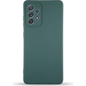 Case World Samsung Galaxy A23 ile Uyumlu Kapak Içi Kadife Kamera Korumalı Lansman Silikon ile Uyumlu Kılıf - Yeşil