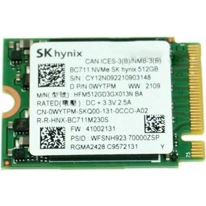 Sk Hynix BC711 512GB M.2 2230 Nvme SSD