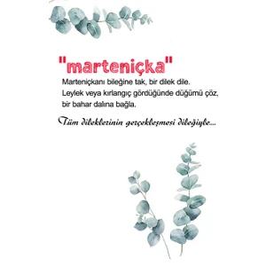 Tellgraf Reklam Hizmetleri Marteniçka Kartı (5,5x8,5 cm 100 Adet) Ipsizdir
