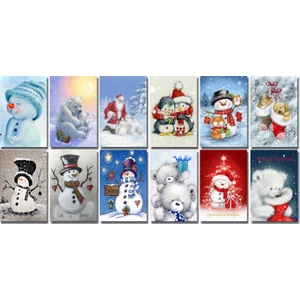 Tellgraf Reklam Hizmetleri Yılbaşı Kartpostal Seti 10X15 cm