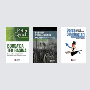 Borsa'da Tek Başına - Bir Borsa Spekülatörünün Anıları - Borsa Sihirbazları / 3 Kitap Set