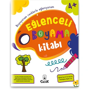 3+ Yaş "Eğlenceli Boyama Kitabı" Eğlenceli Ve Eğitici Okul Öncesi Çocuk Beceri Gelişimi Etkinliği