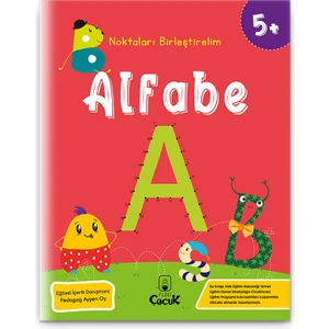 Harflerle Okul Öncesi "5 Yaş Noktaları Birleştirelim - Alfabe" Eğlenceli Ve Eğitici Etkinlik Kitabı