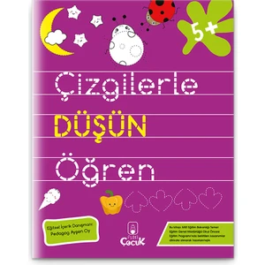 5+ Yaş  Çizgilerle Düşün Öğren Eğlenceli Ve Geliştirici Okul Öncesi Çocuk Gelişimi Etkinliği