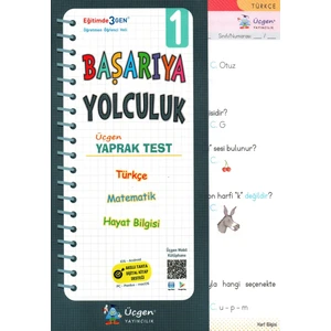 Üçgen Yayıncılık 1. Sınıf Başarıya Yolculuk - Yaprak Test - Berfu Arslan Ağırsoy