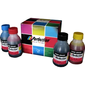 Perfectıon Kurabi̇ye Çikolata Şeker Pasta Yazıcısı Gıda Mürekkebi̇ 4 x 100 ml