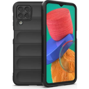 Zhkj Shop Galaxy M33 5G İçin Tpu + Flanel Telefon Kılıfı - Siyah (Yurt Dışından)