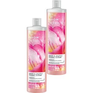 Senses Sweat & Joyful Frezya ve Nar Kokulu Krem Duş Jeli 500 ml 2'li