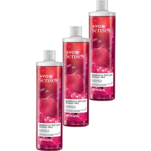 Senses Rapsberry Delight Frambuaz ve Frenk Üzümü Kokulu Duş Jeli 500 ml 3'lü
