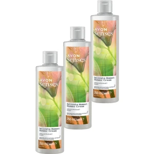 Senses Delicate Moment Elma ve Müge Kokulu Krem Duş Jeli 250 ml 3'lü