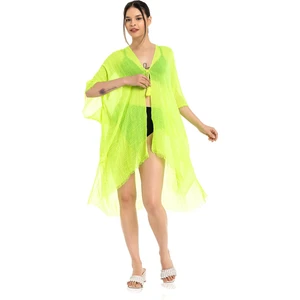 Saria Moda Saria Mood Kadın Neon Yeşil Pareo