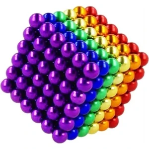 Boncuk Mıknatıs 216 Adet 5mm Mıknatıslı LEGO Magnet Neo Cube Karışık