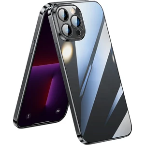 iPhone 13 Pro Için Lens Koruyucu Kaplama Şeffaf Kılıf - Siyah (Yurt Dışından)