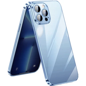 iPhone 13 Pro Için Lens Koruyucu Kaplama Şeffaf Kılıf - Mavi (Yurt Dışından)