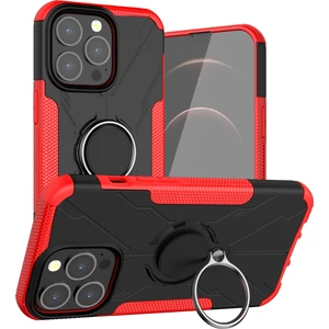 Zshskj iPhone 13 Için Darbeye Dayanıklı Pc + Tpu Koruyucu Kılıf - Kırmızı (Yurt Dışından)