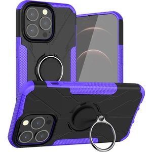Zshskj iPhone 13 Için Darbeye Dayanıklı Pc + Tpu Koruyucu Kılıf - Mor (Yurt Dışından)