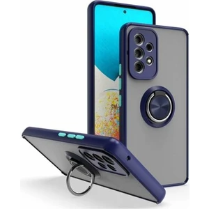 Samsung Galaxy A23 Kılıf Silikon Montreal Yüzüklü Standlı Kılıf