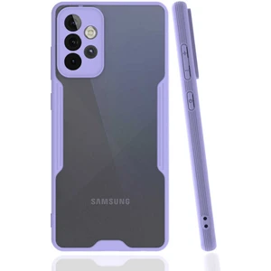Samsung Galaxy A52 Tam Korumalı Renkli Kenarlı Parfe Kılıf Ekran Koruyucu