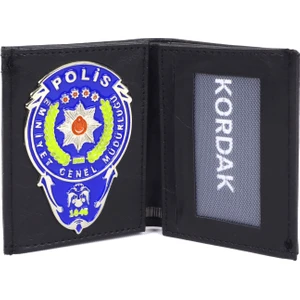 Polis Cüzdanı Mavi Rozetli Cüzdan