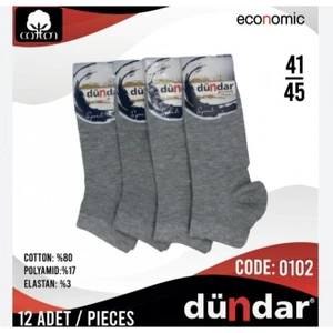 Erkek Penye Ekonomik Patik Çorap - 12 Adet