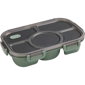 Mikrodalga Bölünmüş Tabak Öğle Yemeği Kutusu Bento Case Ayrı Yemek Yemek Tepsisi (Yurt Dışından)