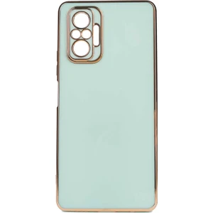 Xiaomi Redmi Note 10 Pro Max Kılıf Bark Parlak Silikon Renkli Kenarları Rose Yeşil