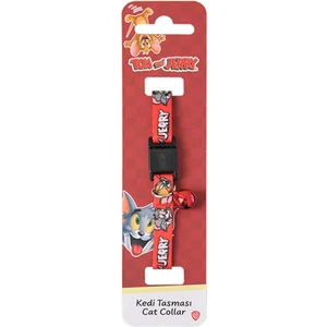 Tom And Jerry  Boyun Tasması 1 cm Kırmızı