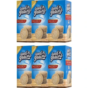 Seed'n Grains Rice Cake Pirinç Patlağı 135 gr 6 Adet