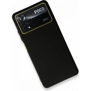 Xiaomi Poco X4 Pro 5g Kılıf Silikon Siyah + Temperli Kırılmaz Cam Ekran Koruyucu
