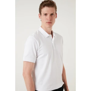Pamuklu Regular Fit Düğme ve Fermuarlı Polo T Shirt Erkek Polo EX601