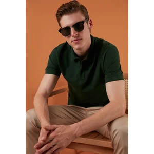 Pamuklu Regular Fit Düğme ve Fermuarlı Polo T Shirt Erkek Polo EX601