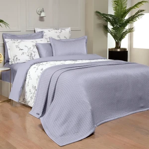 Aida Lila Çift Kişilik Nevresim Takımı ve Yatak Örtüsü Seti