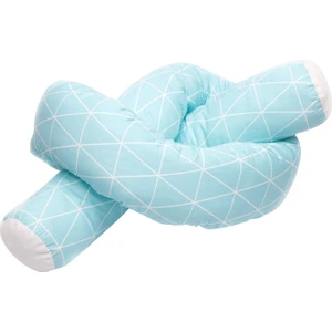 Bebek Yumuşak Pamuklu Yatak Tampon Yenidoğan Beşik Yatak Yılan Yastık Mavi (Yurt Dışından)
