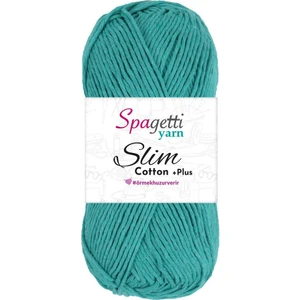 Spagettiyarn Slim Cotton Plus Su Yeşil El Örgü Ipliği
