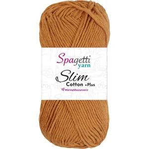 Spagettiyarn Slim Cotton Plus Hardal Sarı El Örgü Ipliği