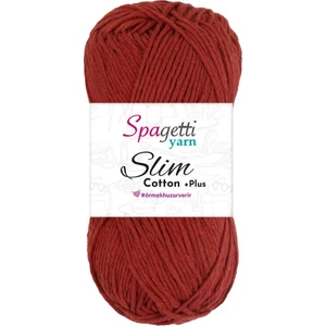 Spagettiyarn Slim Cotton Plus Kiremit El Örgü Ipliği