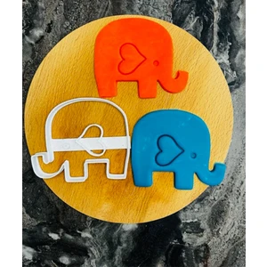 Small Shapes Kalpli Fil Kurabiye Kalıbı