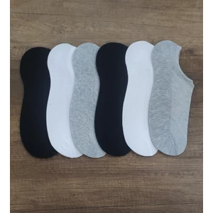 Erkek 6 Çift Yazlık Pamuklu Spor Ayakkabıda Görünmeyen Sıfır Konç Sneakers Çorap