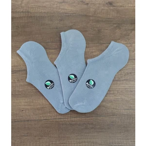 Unisex 3 Çift Bambu Dikişsiz Görünmez Spor Yakkabı Çorabı Sneakers