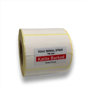 Kalite Barkod 70X40 Termal Etiket | Rulo Barkod Etiketi
