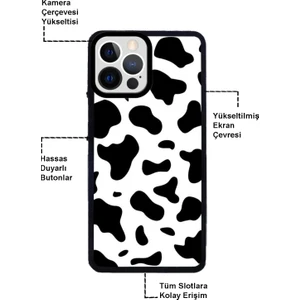 Apple iPhone 12 Pro Kapak Kamera Korumalı Çiçek Desenli Ultra Ince Silikon Kılıf