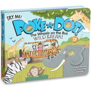 Melissa and Doug Poke-A-Dot - Wheels on The Bus, Okul Öncesi Aktivite Eğitici Pop It Kitap 3+ Yaş