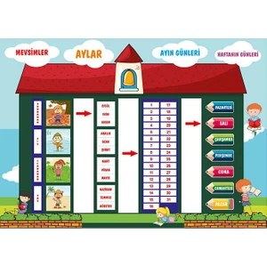 Mevsimler Panosu (25X35 cm )