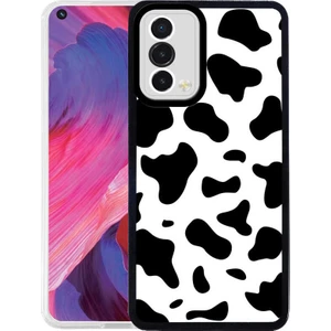 Kzy Oppo A74 Kapak Kamera Korumalı Inek Desenli Ultra Ince Silikon Kılıf