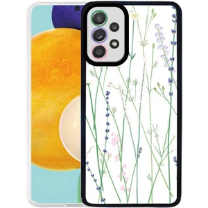 Kzy Samsung Galaxy A72 Kapak Kamera Korumalı Çiçek Desenli Ultra Ince Silikon Kılıf